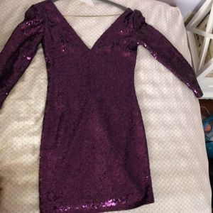 Lac Bleu sequin formal dress
